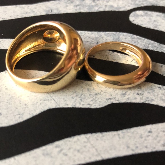 Gold Sculptural Rings(2) - Picture 15 of 15